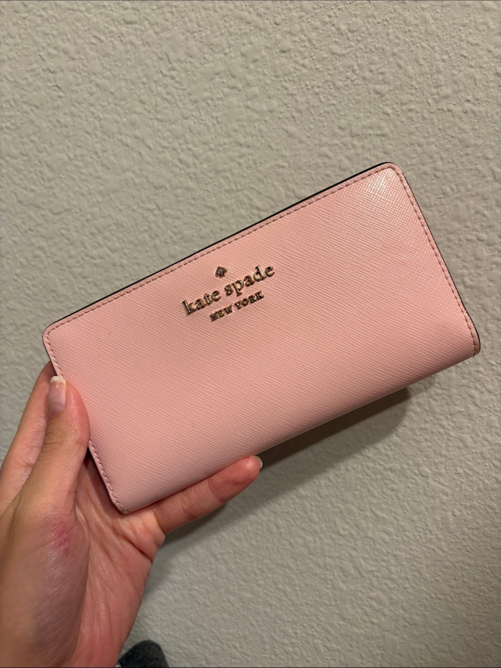 Kate Spade New York large slim bifold wallet